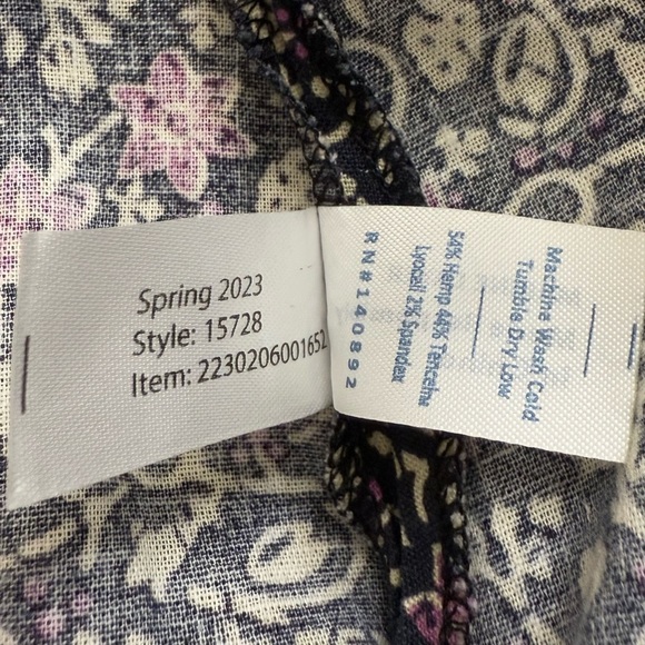 Marine Layer Emlyn Midi Dress in Floral Block Print - Picture 13 of 14